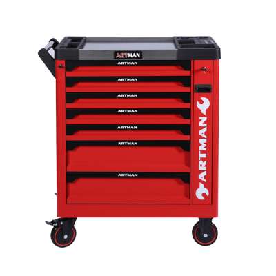 2020 Best Sell 7 drawers tool trolley with front door in Europe Market