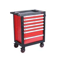 Best Sell 7 drawers tool trolley with side door  in Europe Market