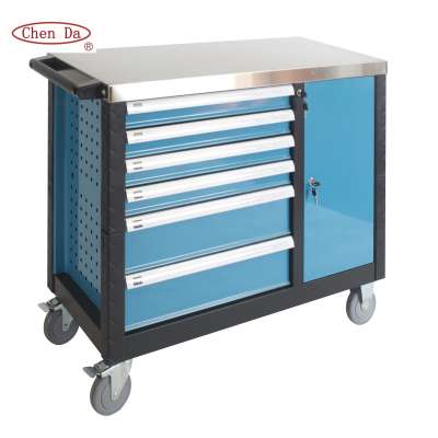 41" stainless top steel trolley for the use of home and workshop