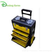 Portable Draw-bar Metal Tool Box