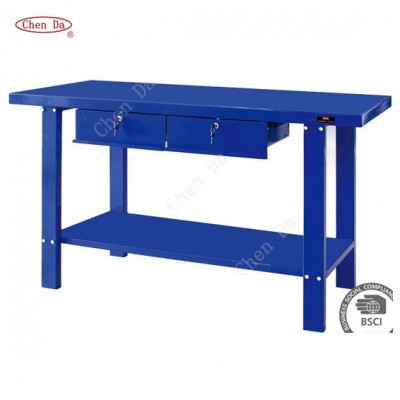 cold rolled steel industrial workshop drawer workbench, color customized