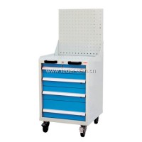 Robust all steel construction heavy duty mobile tool cabinet