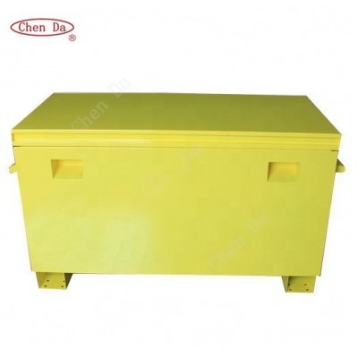 Heavy durty steel jobsite storage tool box